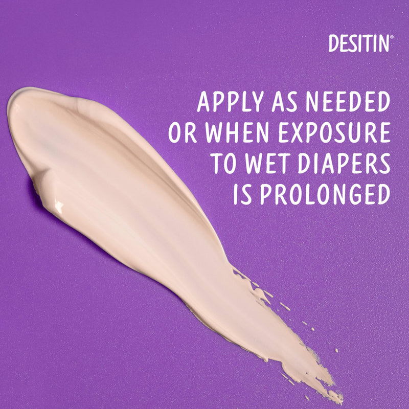 Desitin Maximum Strength Baby Diaper Rash Cream, 40% Zinc Oxide, Hypoallergenic No Added Parabens & Dyes, Protects & Relieves Baby’s Skin for Up to 12 Hours, Prevents Diaper Rash, 4.8 oz Tube
